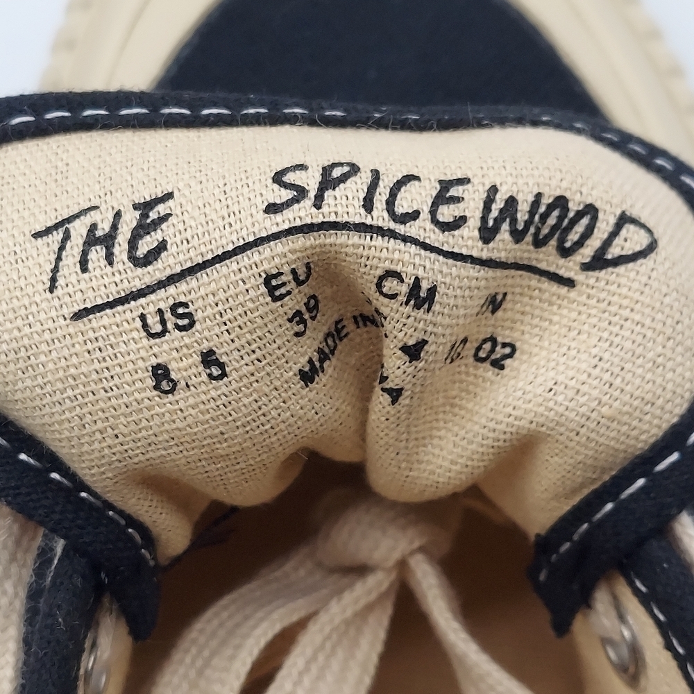 Guffy The Spicewood Black Low Top Cap Toe Canvas Sneaker Shoes Women's US 8.5 - Picture 13 of 14